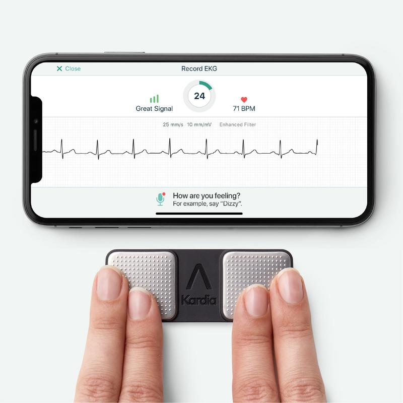 KardiaMobile 6L, 6 lead CarryPod by AliveCor
