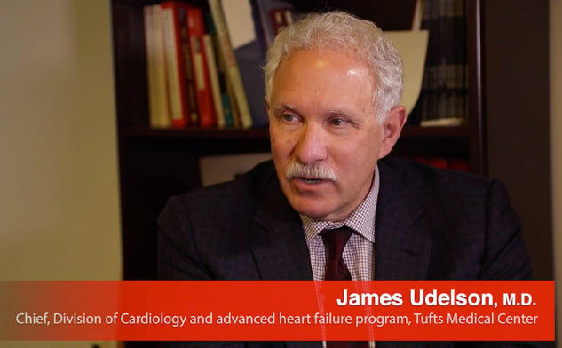  James Udelson explains the heart failure program at Tufts Play Mute Current Time  0:37 / Duration  9:55   Picture-in-Picture Fullscreen Interview with James Udelson, M.D., chief of the division of cardiology at Tufts Medical Center, discusses heart failure care.