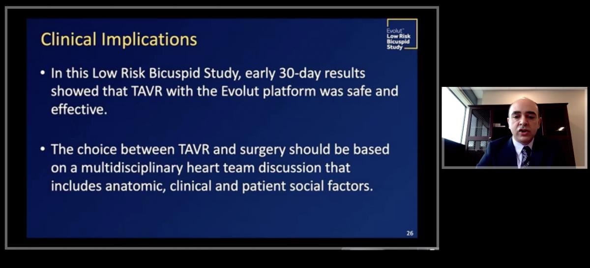 The implications of bicuspid aortic valves and the use of TAVR. #ACC20 #ACC2020