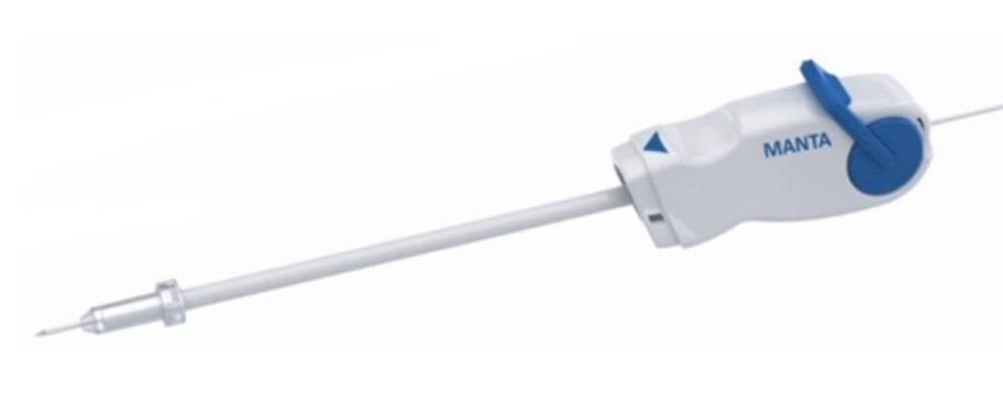 Essential Medical Inc. received U.S. Food and Drug Administration (FDA) clearance for its large bore Manta Vascular Closure Device. It is designed to close large puncture sites in the femoral artery from larger sized transcatheter devices, including the Impella heart pump, endovascular stent grafts and transcatheter valves. 