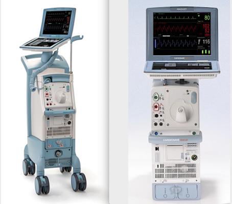 Cardiosave Hybrid Intra-Aortic Balloon Pump (IABP) left, and the Cardiosave Rescue Intra-Aortic Balloon Pump. Both systems have a recall because of reports that the battery can fail.