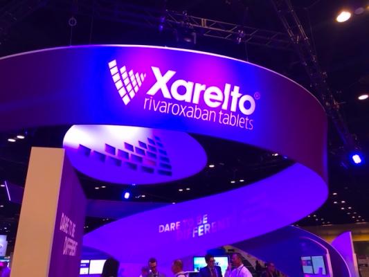 The Xarelto booth at ACC.18