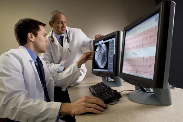 Agfa's CVIS can integrate cardiac radiology imaging with reporting for various areas, including, ECG, echo and cath lab. 