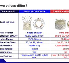 First head-to-head comparison of leading valve types finds better valve performance with selfexpanding valve and non-inferior clinical outcomes at one year