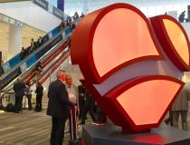 #TCT2019 #TCT #TCT19 The Cardiovascular Research Foundation (CRF) heart at TCT 2019.