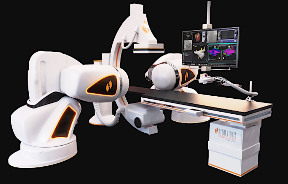 Stereotaxis Genesis EP lab robotic navigation system.