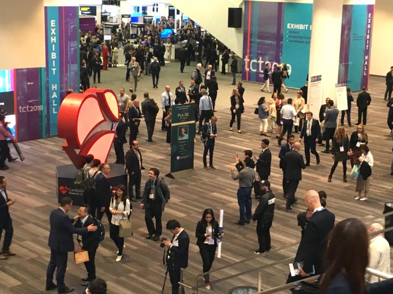 An overview of the main hallway and entrance into both the expo floor and the main arena at TCT 2019. #TCT2019 #TCT #TCT19
