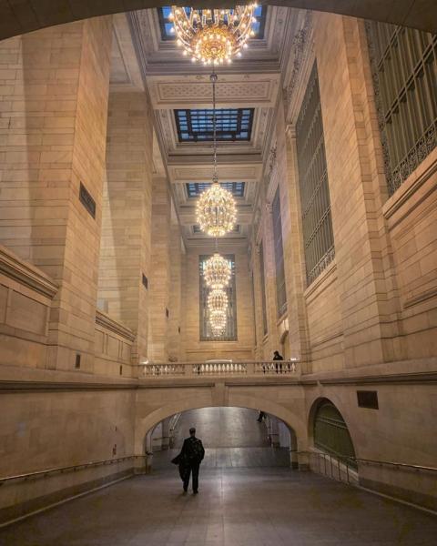 An empty Grand Central Station in New York City March 23 during rush hour. Fear of COVID-19 drove millions of residents to abided by shelter-in-place and work-from-home orders in New York in an effort to contain the virus. The largest city in the United States became a ghost town within a short period. Photo by Mike Borchardt.