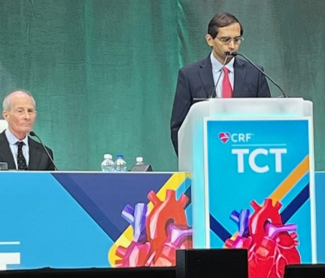 An engaging clinical trial was presented during TCT 2022 by Deepak Bhatt, MD, Brigham and Women's Hospital Division of Cardiovascular Medicine, Executive Director of Interventional Cardiovascular Programs  and Professor at Harvard Medical School. Presiding as co-moderator was Gregory Curfman, MD, Assistant Professor of Medicine, Former Editor-in-Chief, Harvard Health Publishing.