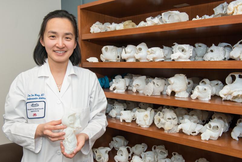 Dee Dee Wang runs Henry Ford Hospital's 3D printing lab for its complex structural heart cardiology program.
