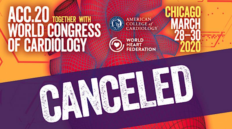 ACC Cancels 2020 Conference Amid Coronavirus Concerns. #COVID19 #coronavirus #2019nCoV