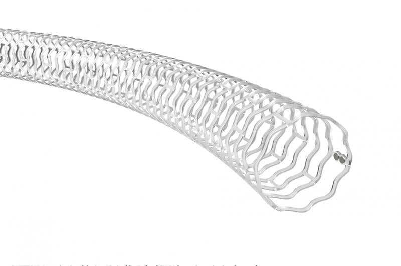 Abbott Espirit BTK Bioresorbable stent, or bioresorbable vascular scaffold (BVS) measures 99 microns and is made from poly-L-lactide (PLLA), a semi-crystalline bioresorbable polymer engineered to resist vessel recoil and provide a platform for drug delivery. Abbott Absorb