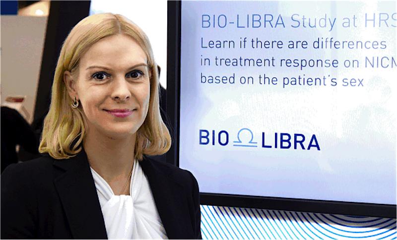 Valentina Kutyifa, M.D., Ph.D., University of Rochester Medical Center, Rochester, N.Y., is doing research in the BIO-LIBRA Study to determine it ICD or CRT-D devices work better in men or women with heart failure often present with non-ischemic cardiomyopathy.