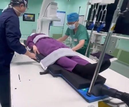 computed tomography, angiography, patient transport