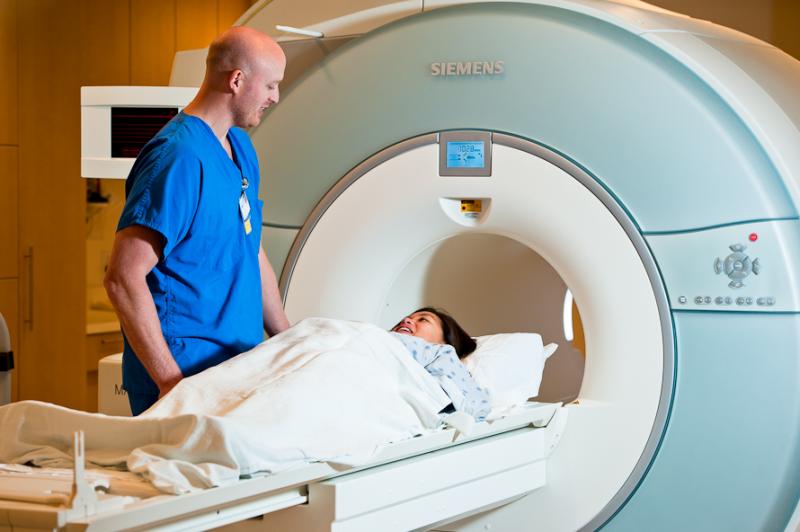 A cardiac MRI scanner at the Houston Methodist DeBakey Heart and Vascular Center. There is growing concern that gadolinium contrast may cause chronic health problems in some patients.