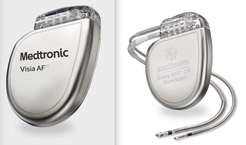 Medtronic is recalling some of its implantable cardioverter defibrillators (ICD) and cardiac resynchronization therapy (CRT-D) devices because of an unexpected and rapid decrease in battery life. The company said this is due to a short circuit and will cause some devices to produce a “Recommended Replacement Time” (first warning that the battery is low) earlier than expected. Some devices may progress from “Recommended Replacement Time” to full battery depletion within as little as one day.