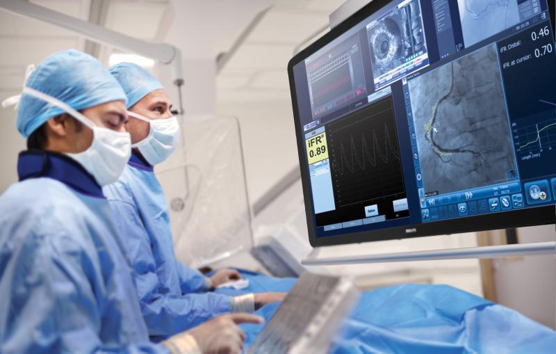 Philips released a new version of its iFR system that displays FFR readings as an overlay on live angiographic, angiogram images.