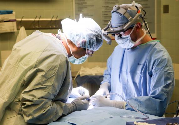 Vivistim vagus nerve stimulator surgery to install the device at  The Ohio State University Wexner Medical Center.