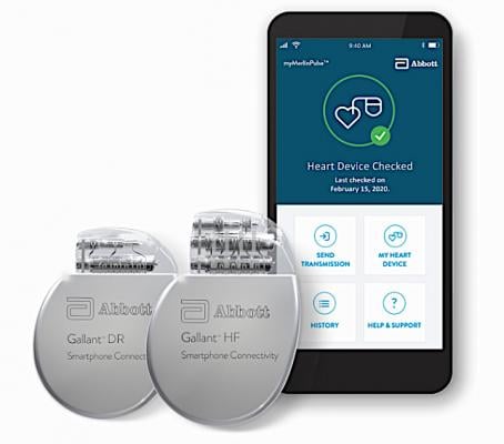FDA Clears Abbott Gallant ICD and CRT With Bluetooth Connectivity and Continuous Remote Monitoring