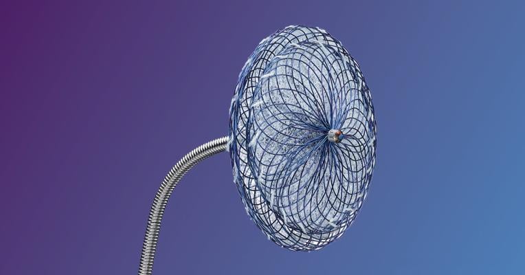 The Abbott Amplatzer Talisman PFO Occlusion System is designed to treat people with a patent foramen ovale (PFO). The small opening between the upper chambers of the heart can increase the risk of recurrent ischemic stroke. 