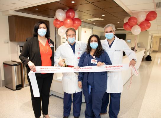 Celebrating the opening of new Interventional Cardiology Suite at NewYork-Presbyterian Hudson Valley Hospital