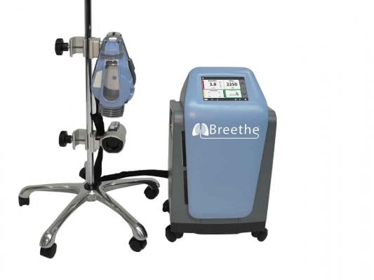 Abiomed Adds ECMO Cardiopulmonary Support to its Portfolio with the purchase of Breethe. The Breethe ECMO system. Abiomed invested in Breethe in mid-2019. Breethe has applied for 510(k) clearance by the Food and Drug Administration (FDA).