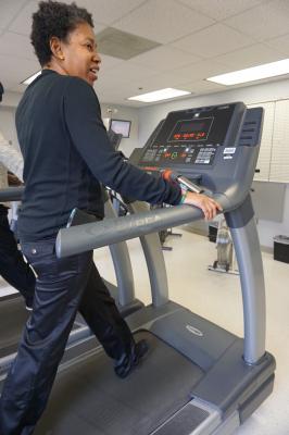 Congestive heart failure patient Dorothy Moore committed herself to cardiac rehabilitation and increasing the amount of exercise she did and was able to reverse her heart failure class. She was a patient at the DMC Sinai-Grace Hospital in Detroit. 