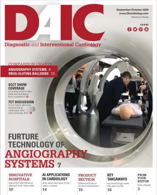 The September-October 2020 digital edition of Diagnostic and Interventional Cardiology (DAIC) magazine. Dave Fornell is the editor. #DAIC