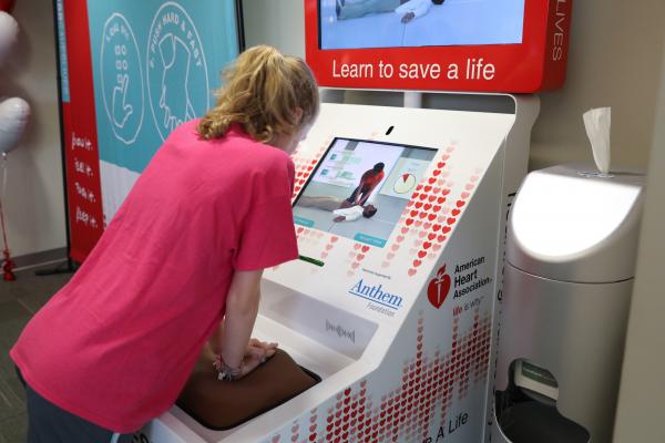 100,000 Americans Learn Hands-Only CPR With AHA Training Kiosks