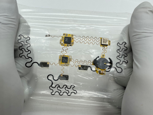 A team led by researchers at The University of Texas at Austin has developed an ultrathin, lightweight electronic tattoo, or e-tattoo, that attaches to the chest for continuous, mobile heart monitoring outside of a clinical setting 