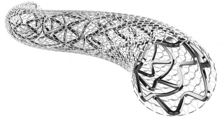 InspireMD's MicroNet embolic protection mesh on stents is designed to prevent emboli during carotid stenting.