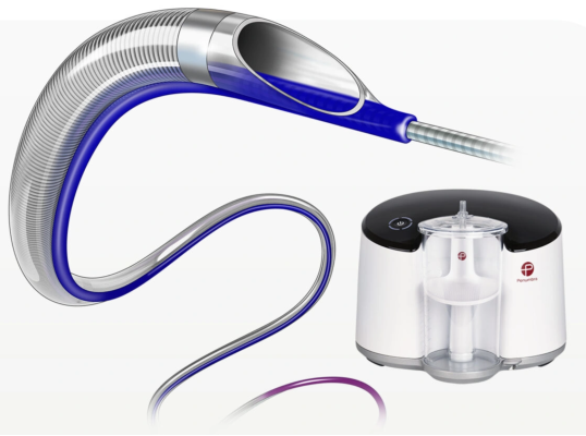 Latest technology combines superior catheter design and sustained aspiration to maximize blood clot removal from the coronary vasculature