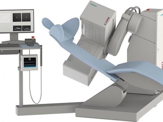 Siemens Healthineers has introduced a new version of its c.cam dedicated SPECT cardiac nuclear medicine system to the U.S. market. This single-photon emission computed tomography (SPECT) scanner with a reclining patient chair offers nuclear cardiology providers a low total cost of ownership, ease of installation, and a high level of image quality.