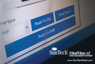 SunTech Medical, VitalView, connectivity software, VitalView software