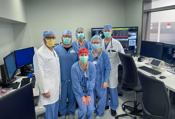 The Arrhythmia Care Team at Corewell Health Celebrate First Successful Procedures With New Genesis Robotic Cardiac Ablation System from Stereotaxis.