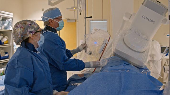 Cardiac interventional suite at TriHealth Heart & Vascular Institute on the campus at Bethesda North 