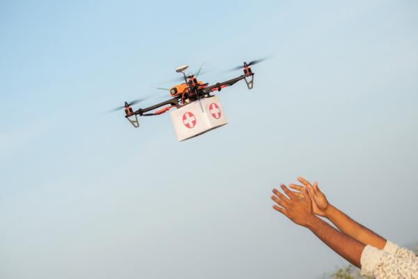 Drones Could Deliver Defibrillators or AEDs to sudden Cardiac Arrest Victims Faster Than Ambulances. Getty Images
