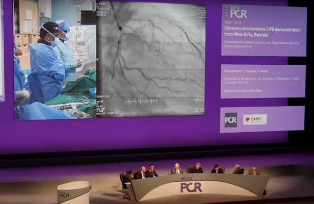 EuroPCR conference live case presentation. PCR late-breaking trials. 