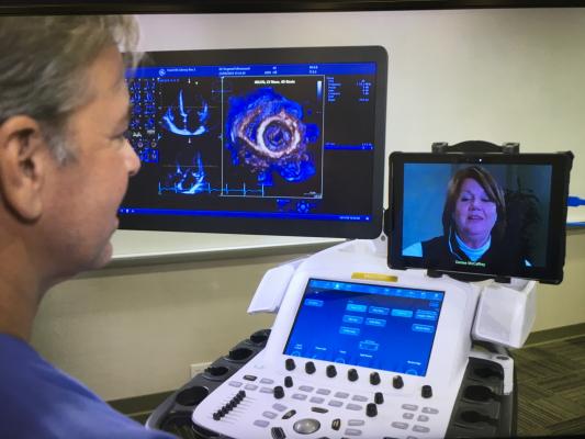 In the era of COVID-19, remote technical assistance has become big deal. GE Healthcare showed its Digital Expert technology at the ASE 2020 virtual meeting, which allows remote one-on-one echo training or ultrasound machine technical assistance. It became an important service for GE since the start of the pandemic. 