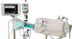 The use of automated contrast media injectors, such as the Acist CVi system shown here, helps regulate and monitor the exact amount of contrast used during interventional procedures.