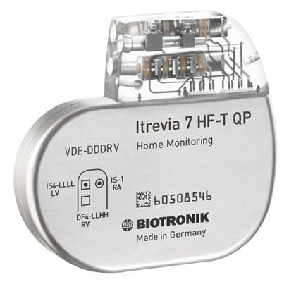 Itrevia 7 HF-T QP, Biotronik, CRT-D, first U.S. implantations, CLS algorithm