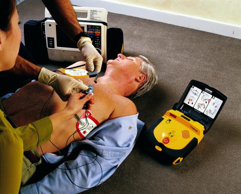 LifePak, AED, sudden cardiac arrest, defibrillator, automatic external defibrillator