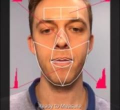 Screen grab of facial scan from the app. Image courtesy of Kang Lee.