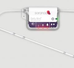 The Saranas Early Bird Bleed Monitoring System offers real-time detection and monitoring of transcatheter intervention vascular access site bleed complications.