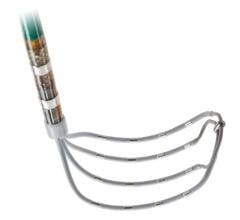 The Abbott Advisor HD Grid Mapping Catheter, Sensor Enabled, allows high density electro mapping for transcatheter EP cardiac ablation procedures.