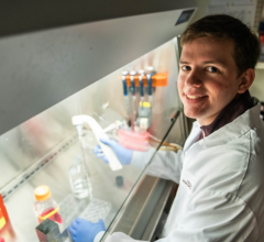 Zach Williams wanted to be a cancer researcher, but quick success in another area refocused his research on cardiovascular science. He was awarded a National Institutes of Health grant to fund his research for two years. Image courtesy of Clayton Metz/Virginia Tech. 