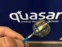 #TCT2019 #TCT #TCT19 Electrophysiology ablation balloon catheter made my the OEM company Quasar for Biosense Webster. The irrigated balloon ablation catheter was one of the hottest technologies at the Heart Rhythm Society (HRS) meeting this year. <a href="https://www.dicardiology.com/content/first-patient-treated-stellar-atrial-fibrillation-ide-study"> Read more about the Heliostar Multi-electrode RF Balloon Ablation Catheter.</a> 