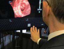 This was a really interesting a href="https://www.dicardiology.com/content/echopixel-introduces-3-d-holographic-intraoperative-software"> new technology shown by EchoPixel at TCT 2019 creates live holograms in the cath lab for procedural guidance.</a> It takes live transesophageal echo (TEE) in the cath lab and projects the image as true 3-D holograms. The special display screen does not require the user to wear 3-D glasses. The interventional cardiologist can use hand movements and a fo#TCT2019 #TCT #TCT19