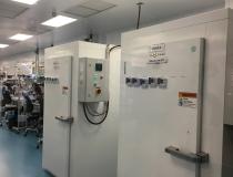 Sterilizers in the main cleanroom at Abiomed.