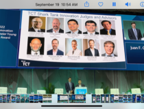 The TCT 2022 Shark Tank Innovation Shark Tank Competition Award Ceremony was hosted by Robert Schwartz, MD, President of the Jon DeHaan Foundation for Medical Innovation, and CRF President and CEO Juan F. Granada, MD, who expressed gratitude to the Judges and Advisory Panel.